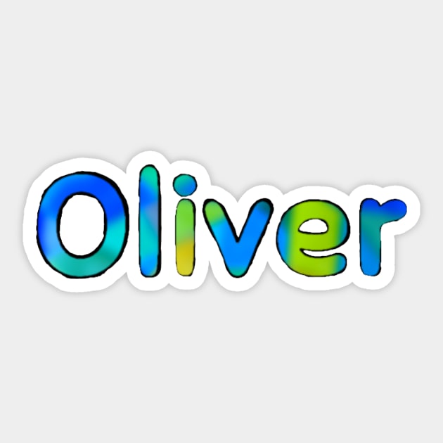 Oliver Sticker by Amanda1775